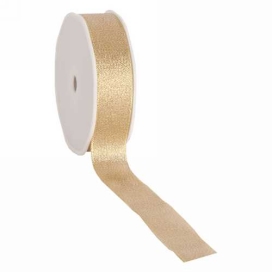 Kadolint Metallic Goud Flare Woven 25mm x 20meter