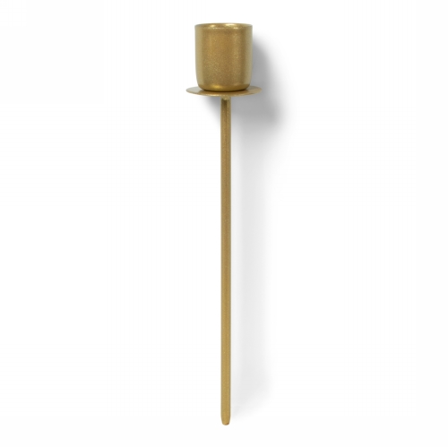 Jens Living Pin Kandelaar Goud 3.2x3.2x18cm 1stuks
