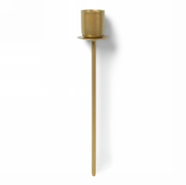 Jens Living Pin Kandelaar Goud 3.2x3.2x18cm 1stuks