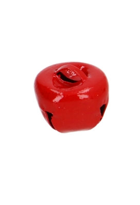 Decoratie Kleine Belletjes & Klepel Rood 1.5cm 48stuks