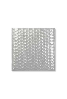 Luchtkussenenvelop Wenen Metallic Zilver 24x24cm 45stuks