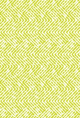 Geschenkpapie Coated Zigzag lime 50cm x 200meter