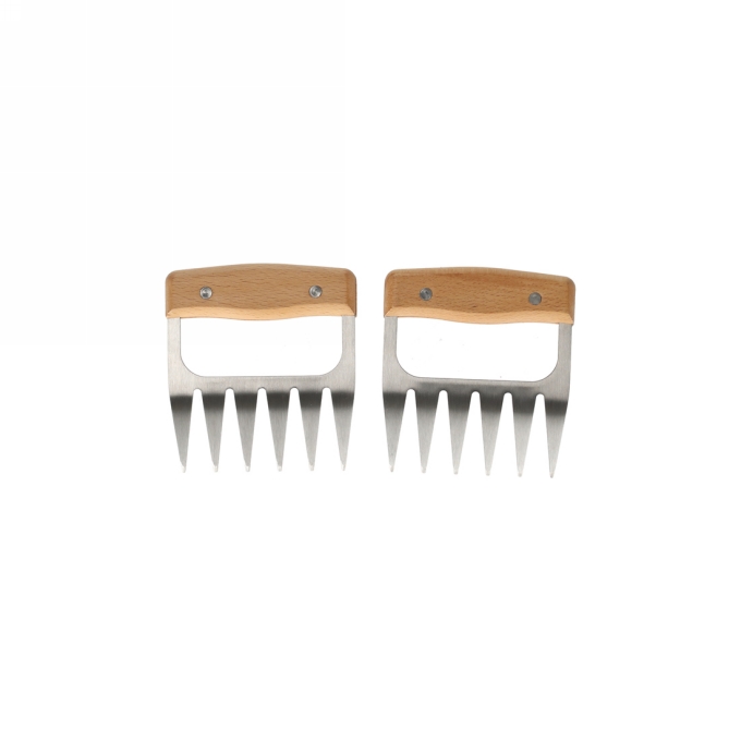 Jens Living Bbq Klauwen Woody set van 2stuks 11.5x10.8x2.1cm 1stuks