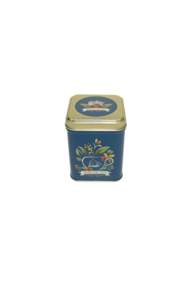 Blikken Tea Time 7.2x7.2x10cm 12stuks