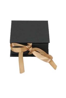Sieradendoosjes Californie Zwart & Lint 7.2x7.2x3.5cm 20stuks