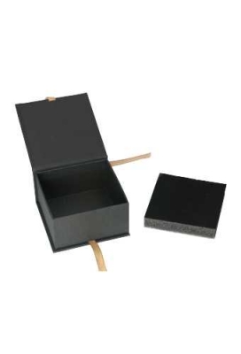 Sieradendoosjes Californie Zwart & Lint 9.2x9.2x5cm 20stuks