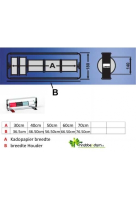Krullintrolhouder Basis Frame 18x6.5+40 cm + Voet