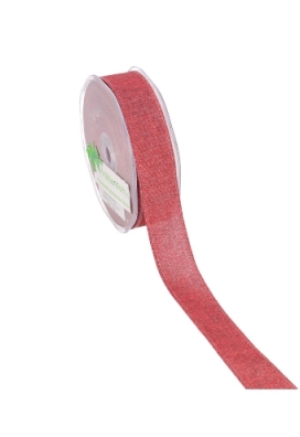 Luxe Lint Glitter Johnny Rood IJzerdraad 25mm x 10meter