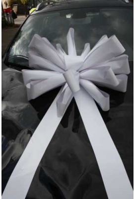 Magnum Bows Maxi Strik Glanzend Wit Strik d60x105cm 20 Lussen