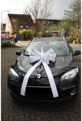Magnum Bows Maxi Strik Glanzend Wit Strik d60x105cm 20 Lussen