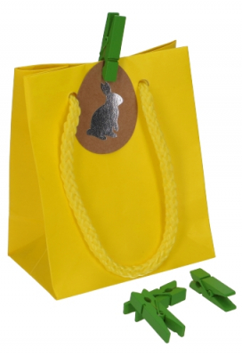Houten Decoratie Groen Houten Knijper 3.5cm 24stuks
