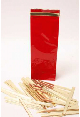 Wikkelstrips 10cm Goud 1000stuks