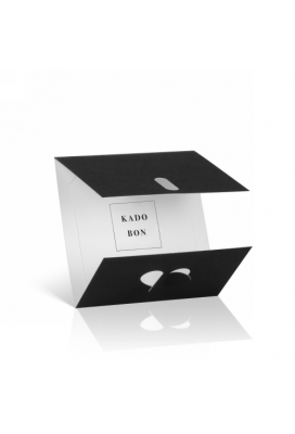 Kadobon & Envelop Love Zwart 12.5x12.5cm 10stuks