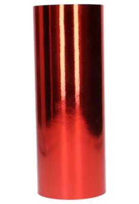 Autostrikken Groot Padova Metallic Rood d35+17cm Hoogte 22cm.