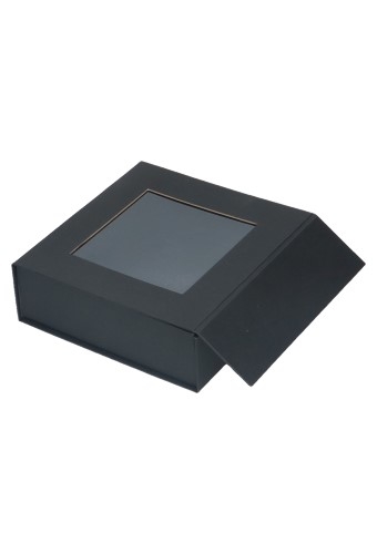 Luxe Magneetdozen New York FSC® Zwart Mat Venster 15x15x5cm Los Model