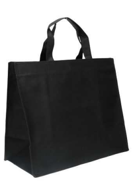 Draagtas Monza Nonwoven Bigshopper Zwart 40x20x35cm 50stuks