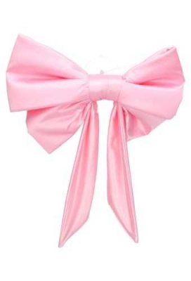 Stoffen Dubbele Strik Verona Roze Met 4 Lussen 37x38cm